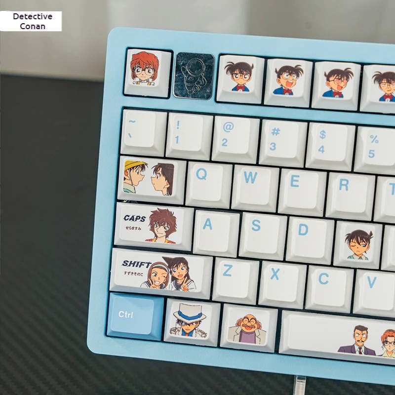 36 Keycaps Detective Conan Keycaps Kudo Shinichi Mouri Ran Mouri Kogoro 2 Dimensional Cartoon Animation Game Button Cherry