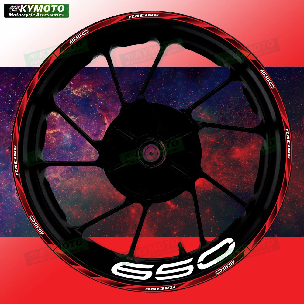 

Аксессуары для мотоциклов Z650 Z 650, 17-дюймовые наклейки на передние и задние колеса, обтекатель, модифицированные светоотражающие наклейки на обод колеса