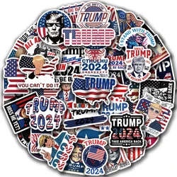 50PCS Funny Cartoon Trump Stickers Phone Computer Laptop Motorcycle Waterproof Graffiti Sticker Packs Decorative DIY