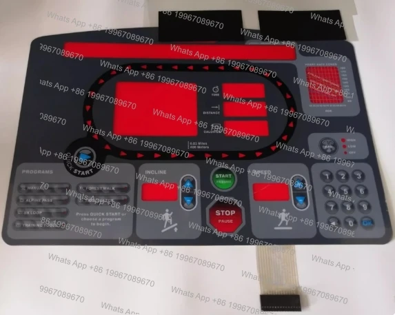 

Suitable for Xingchi treadmill accessories 7532 7632 7600 treadmill button panel control panel membrane switch