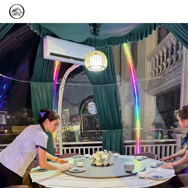 

High Strength Material Outdoor Bubble Transparent Igloo Tent Star Prefab Tiny Camping Dome House Glamping Geodesic Dome Homes