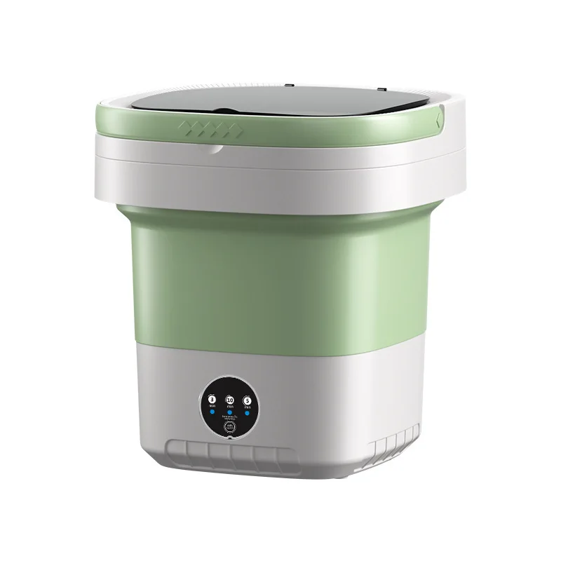 

Factory Wholesale Foldable Mini Washing Machine Fully Automatic Portable Washer Spin Dryer 5kg Capacity Plug-In for Underwear