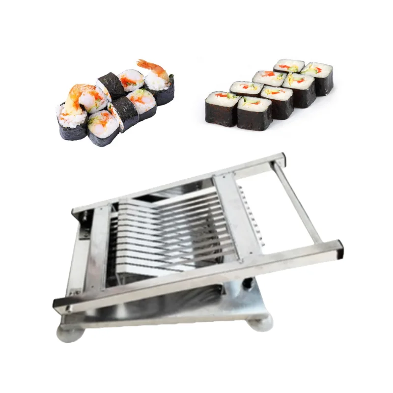 คู่มือ 1.7 ซม./2 ซม./2.4 ซม.ซูชิม้วนเครื่องตัดญี่ปุ่นข้าวซูชิม้วนตัดเครื่องมือซูชิเครื่องตัดเครื่องตัด