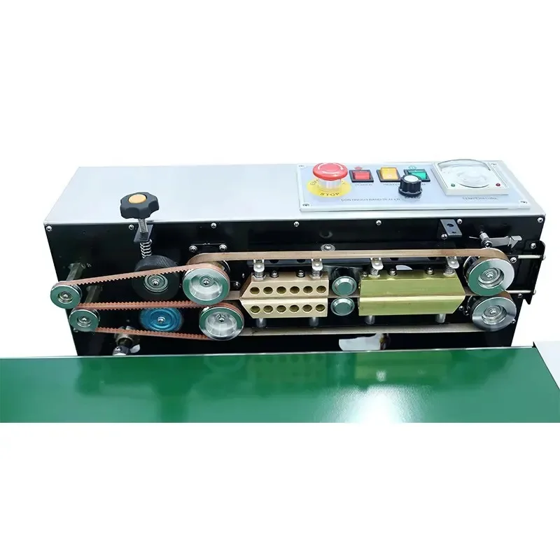 FR900S Continuous Sealing Machine Bags Band Sealer Machine with Date Printing