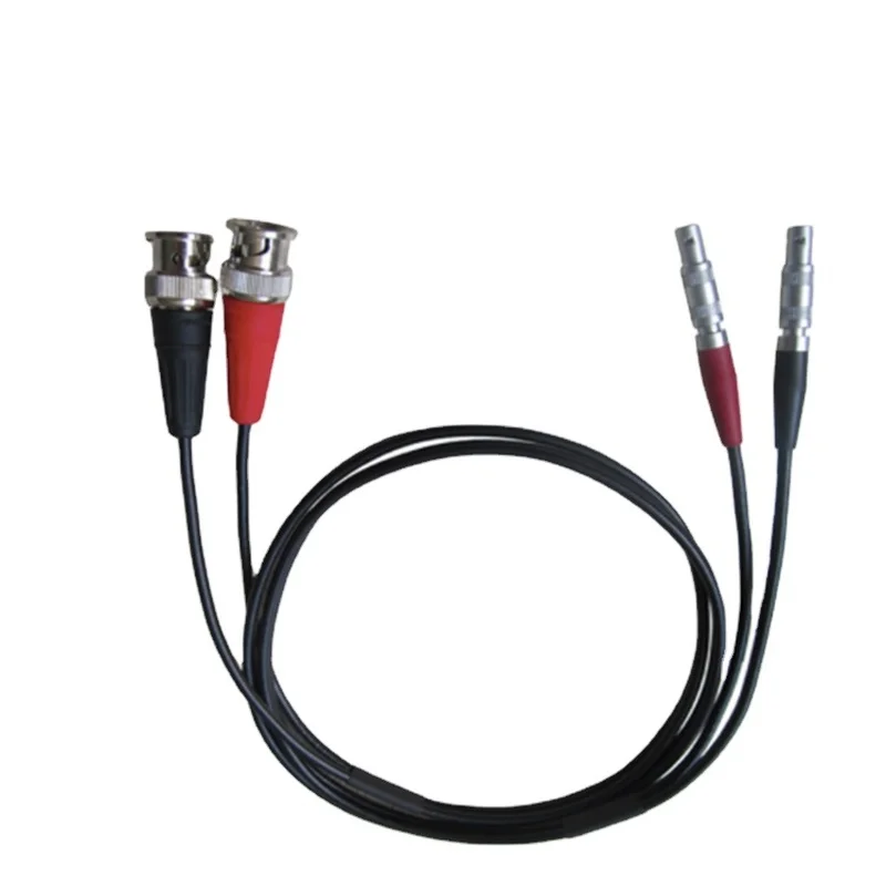 

Microdot 10-32 connector to BNC ultrasonic probe NDT RG174 dual cable