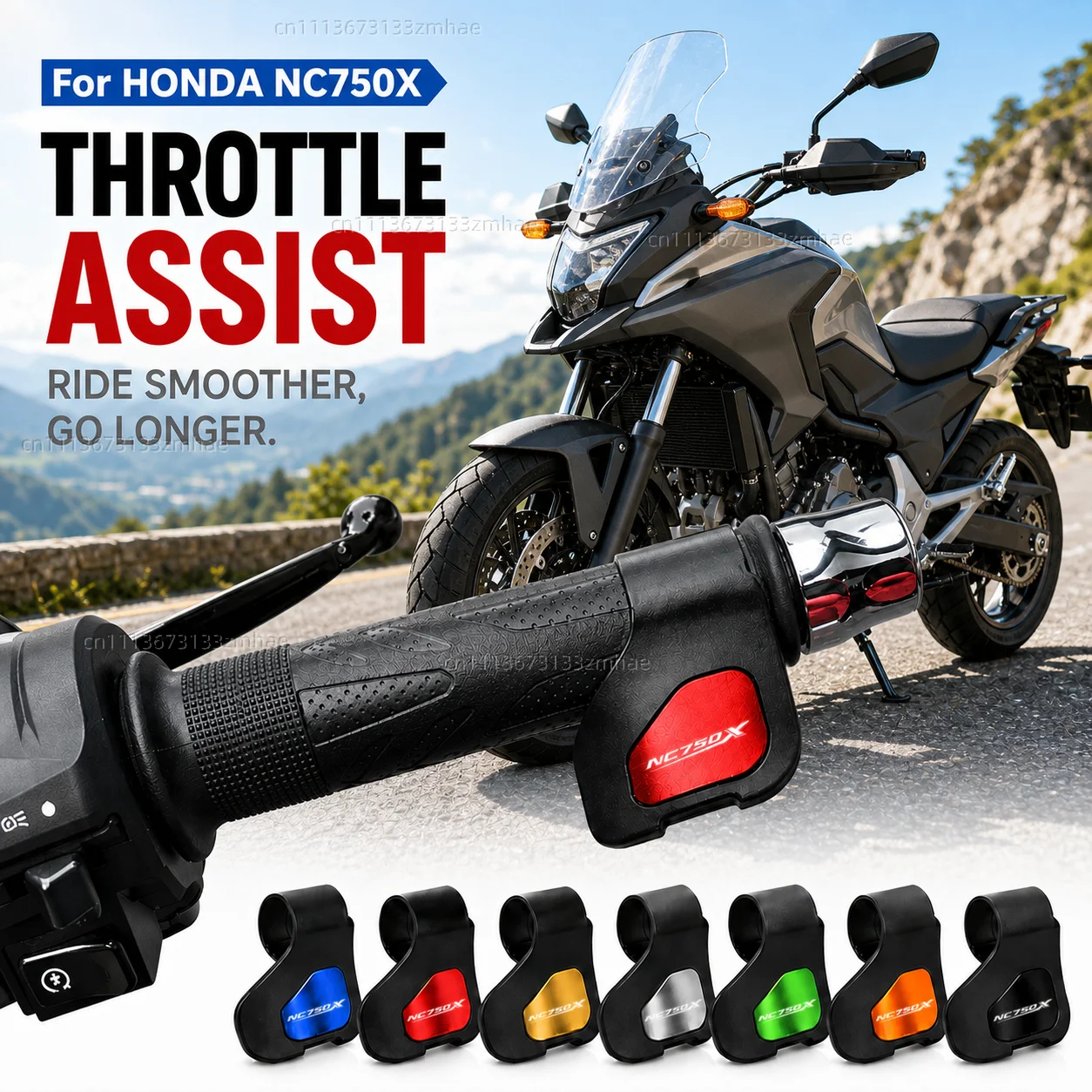 

For HONDA NC750X NC 750X NC750 X 2014-2020 Motorcycle Throttle Assistant Clip Labor Saver Acceleration Labor-saving Auxiliary