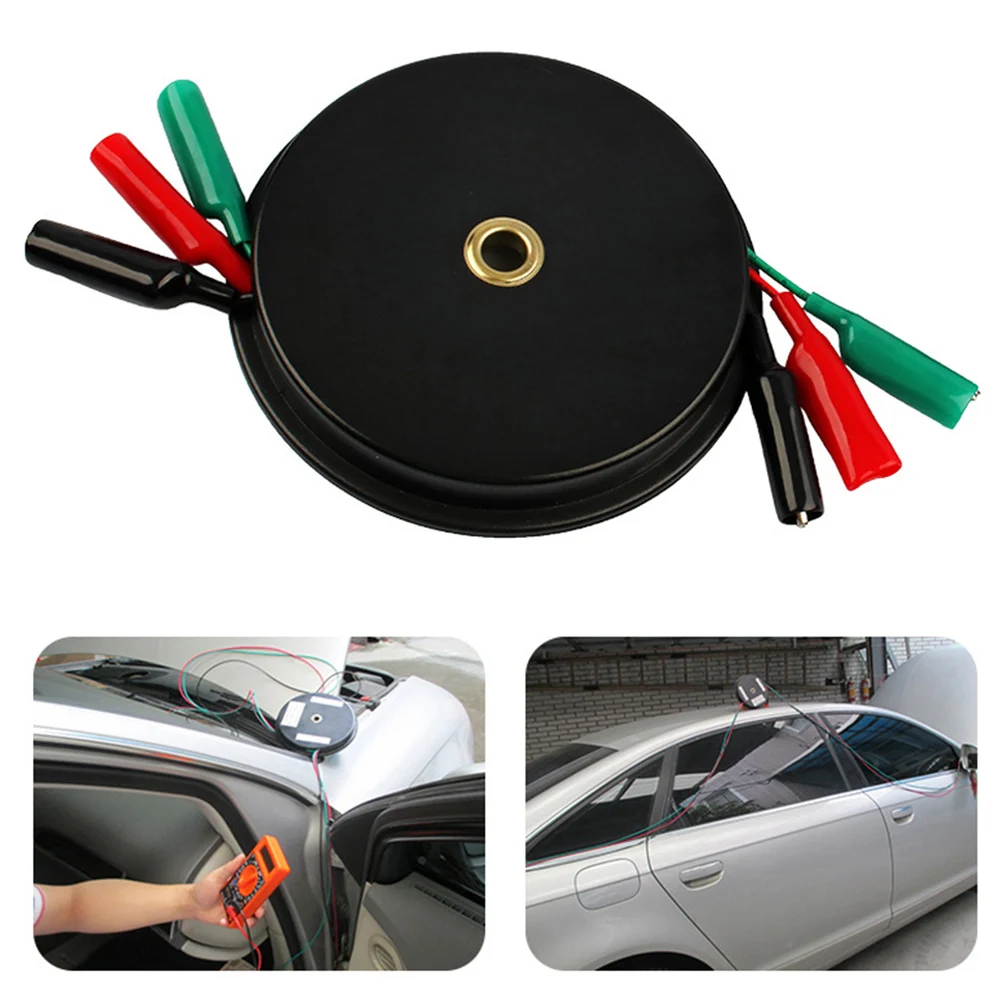 Retractable Wire Reel Extension Cable With For Alligator Clip For Car Multimeter Connection And Repair Detection Tool 6m