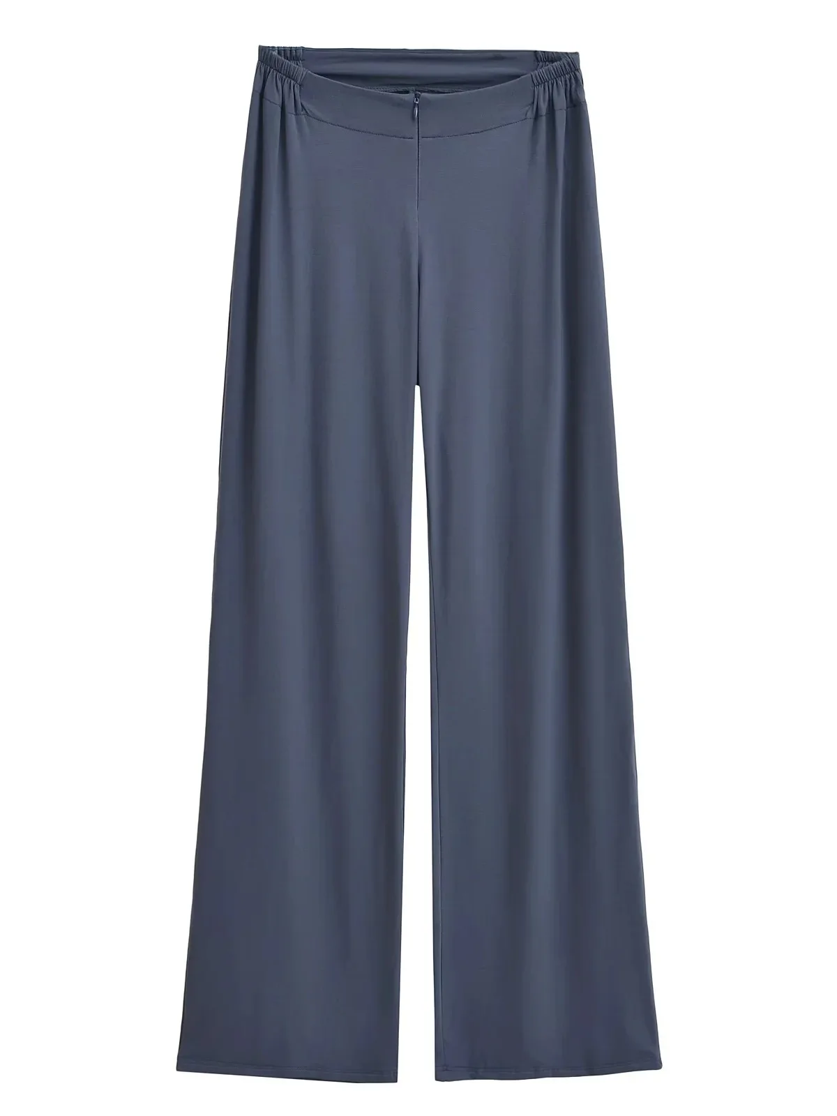 Low Waist Fitn Yoga Casual Pants Women Street Sle Wide Leg Pants Zipper Closure Comfortable Loose Fit Spring Season