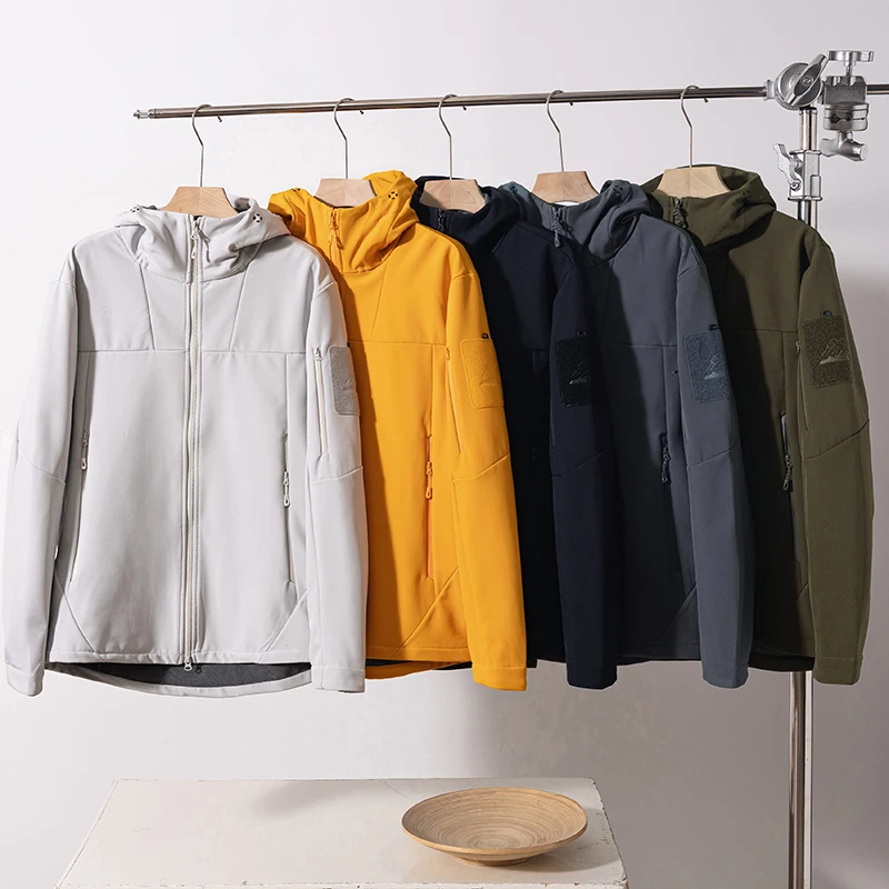 High-Quality Men's Fashionable Versatile Outdoor Casual Autumn Winter Composite Fleece Jacket Stylish And Durable