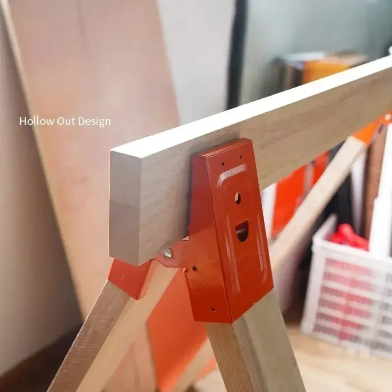 مشابك تثبيت دعامات طاولة النجارة ، موصلات قابلة للتعديل ، تصميم مانع للانزلاق ، دعم التعزيز والديكور ، 2 * #4