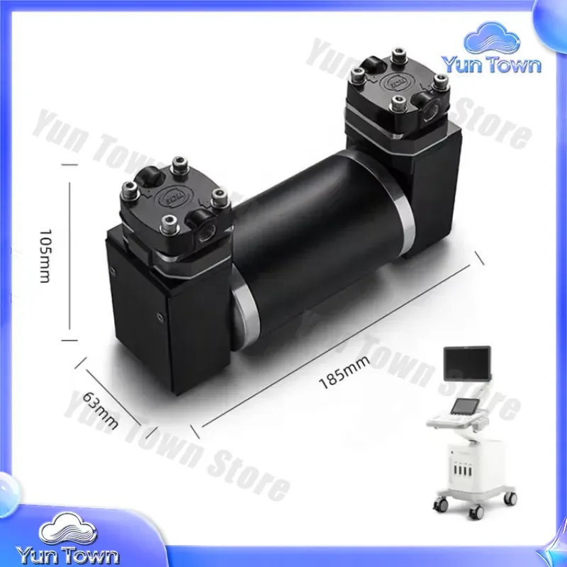for ARP12DC12P High Pressure Stainless Steel Piston Pump 30LPM Oilless Rocking Vacuum Pump 12V 24V Dual Head for Industrial