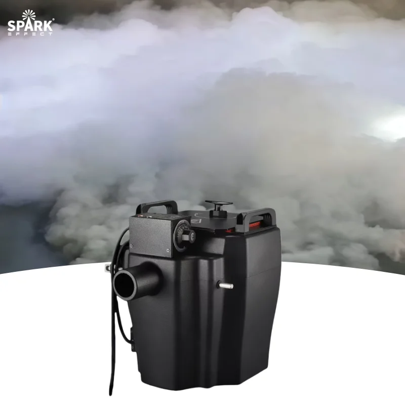 

Металлическая дымовая машина с дистанционным управлением, 3500 Вт, для сухого льда, подходит для вечеринок, свадеб, сценических мероприятий