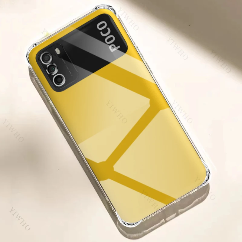 Clear Phone Case for Xiaomi Poco M3 M2010J19CG 6.53\