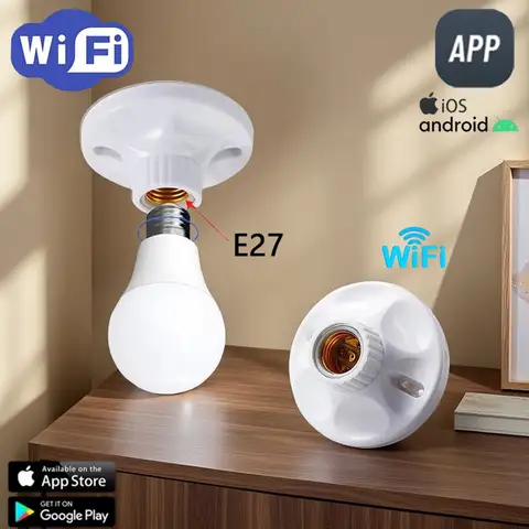 다기능 E27 램프 홀더, 다기능 소켓, WIFI 제어. iOS 및 Android 휴대폰을 지원합니다. 다기능 E27 램프 홀더, 다기능 소켓, WIFI 제어. iOS 및 Android 휴대폰을 지원합니다.