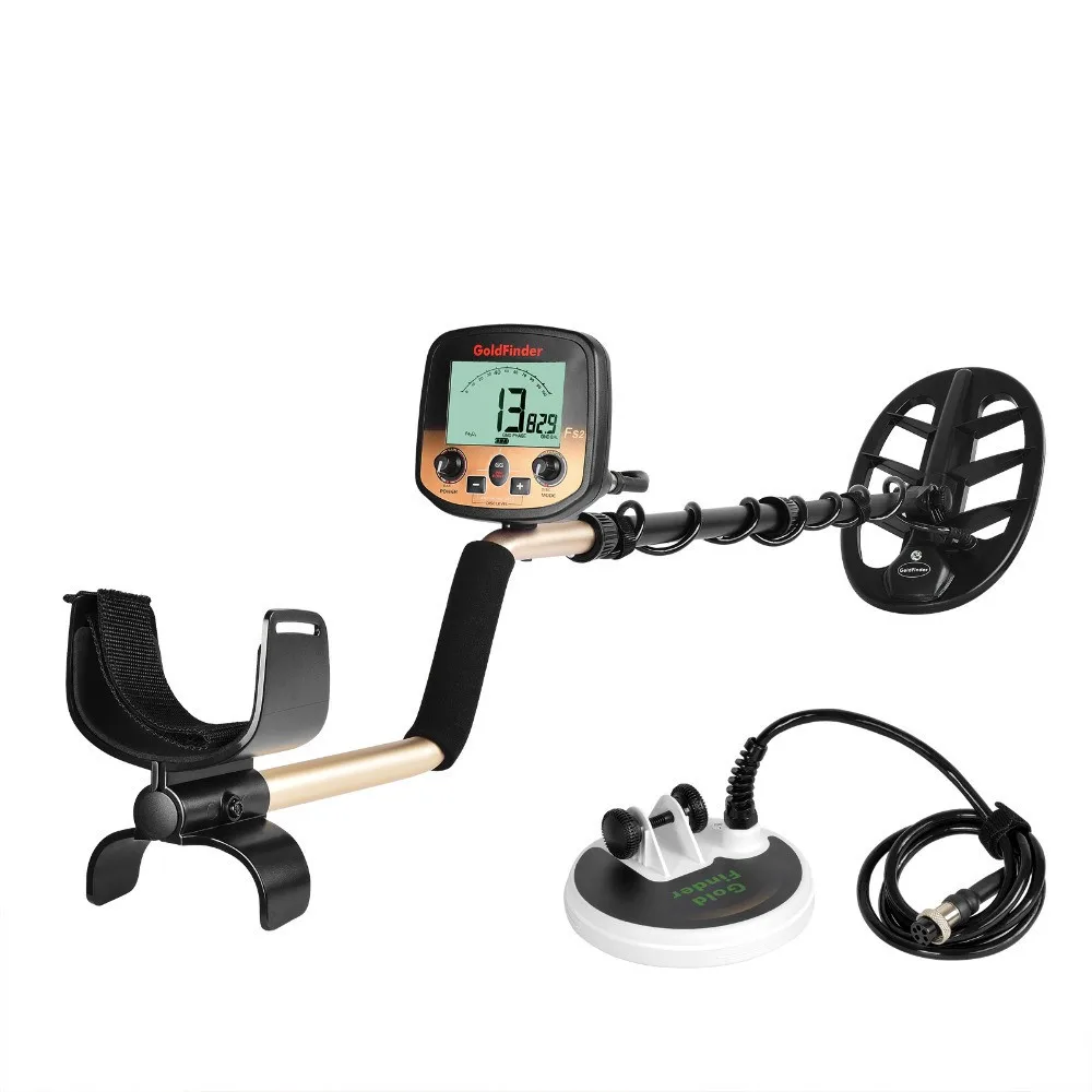 true rms FS2 Metal Detector Archaeological High Precision Treasure Hunting Underground Treasure Detector Gold Silver Dollar Dete