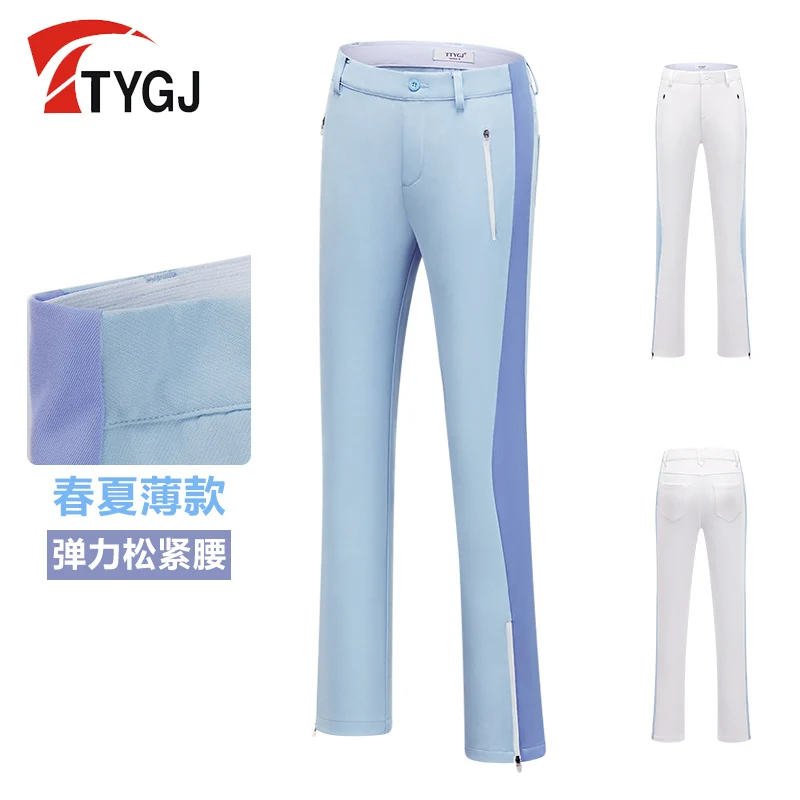 

TTYGJ Golf Girls Plush Pants Windproof Warm Solid Color Junior Sweatpants Slightly stretched elasticated waistband