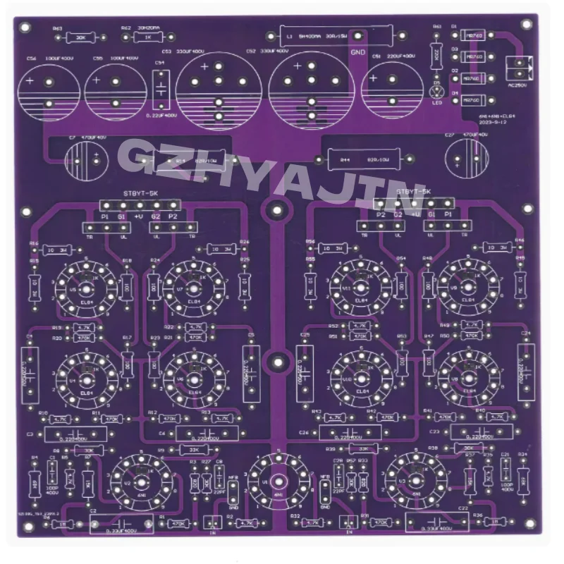 

EL84 Parallel Push Pull Gall Machine 2 * 20W Gall Machine Power Amplifier PCB Circuit Board Electronic Tube Gall Machine