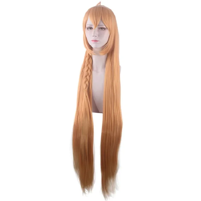 Princess Connect! Re:Dive Pecorine Wig Cosplay Costume 100cm long straight Gradient Orange Synthetic Hair Halloween Party Wigs