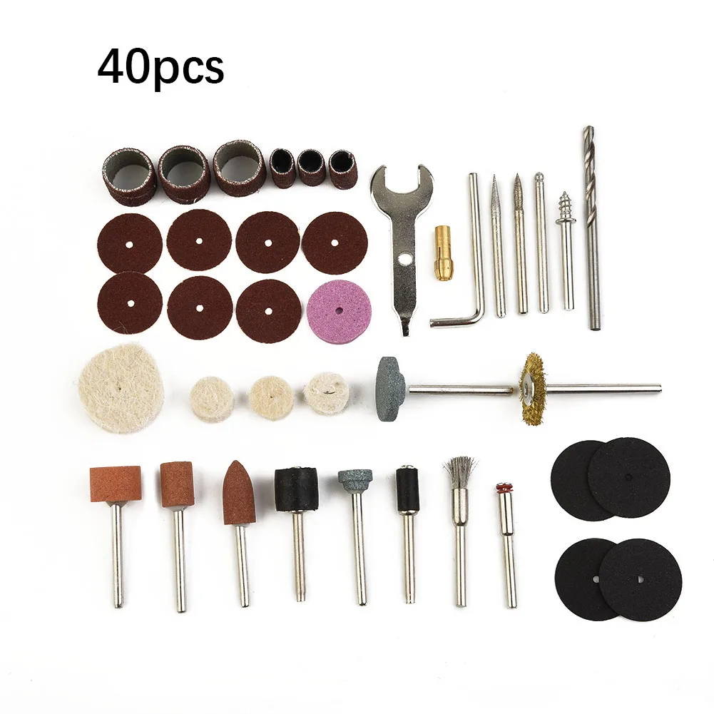 

40Pcs/Set Power Tools Rotary Tool Accessory for Drill Grinding Polishing Accessories