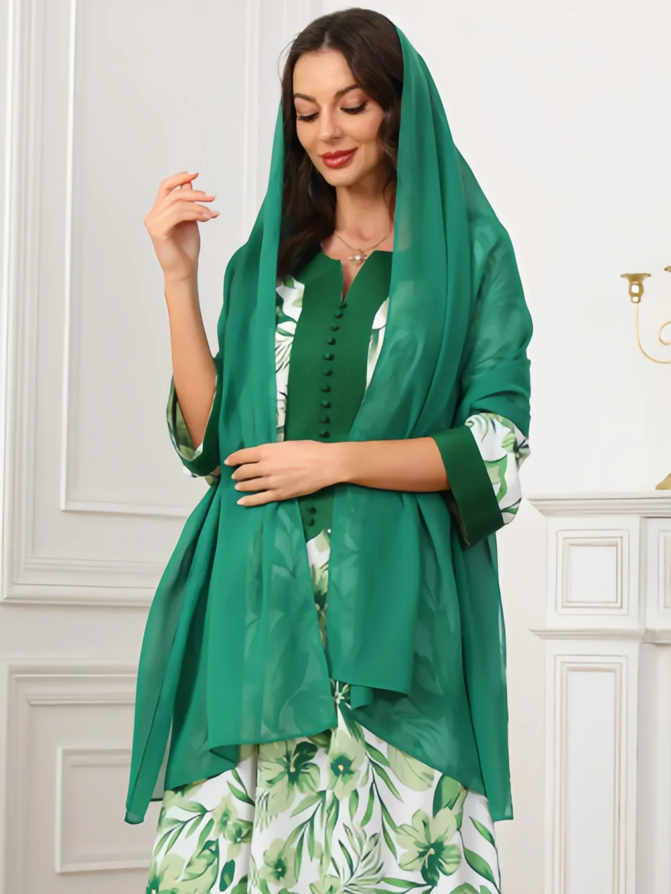 2025 Women Elegant Modest Muslim Islamic Chiffon Scarf Ramadan Hijab Stole Bandana Headscarf Shawl Wrap Bufanda Foulard Headband