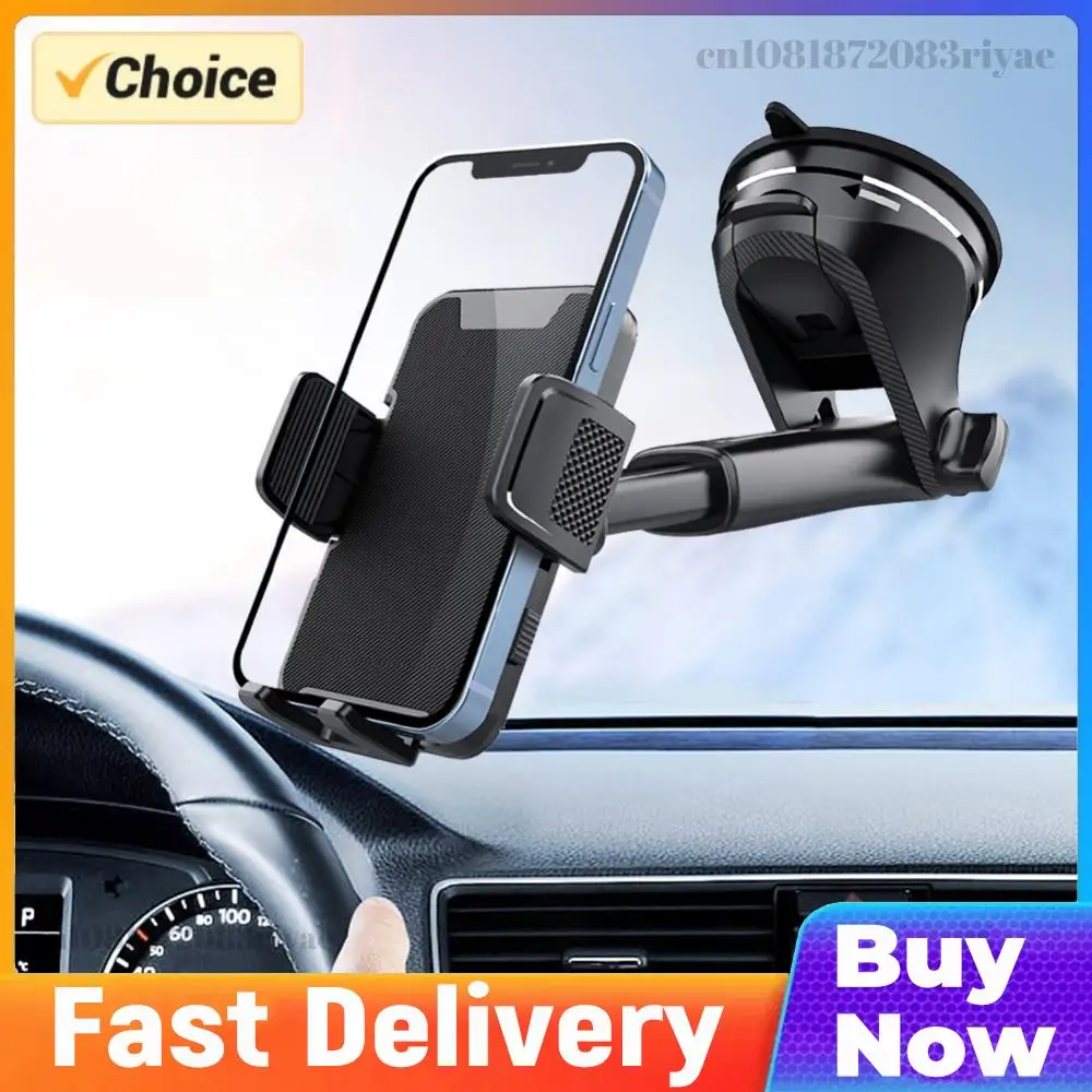 

Gravity Sucker Car Phone Holder Retractable Dashboard Mobile Phone Stand Universal Cell Phone Support for Trucks RVs Vehicles