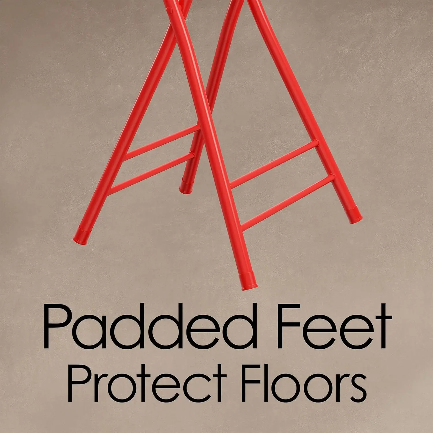 

Folding Stool - Backless 24-Inch Stool With 225Lb Capacity For Kitchen Or Rec Room - Portable Indoor Counter Bar Stools By
