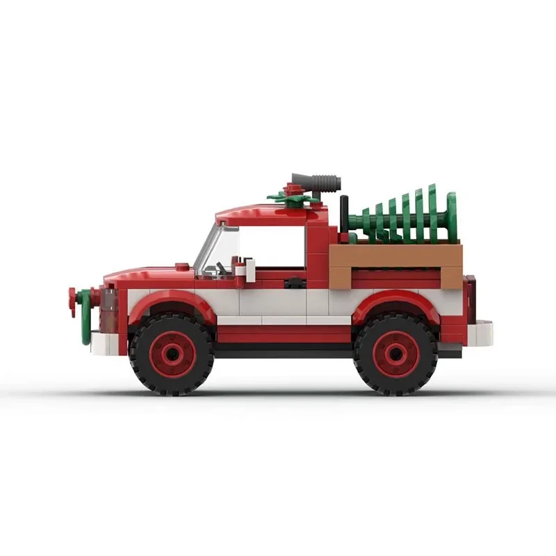 

Building Block MOC-134208 Christmas Truck Intelligent Assembly Building Block 156PCS Boy Car Model Toy Children's Gift Model