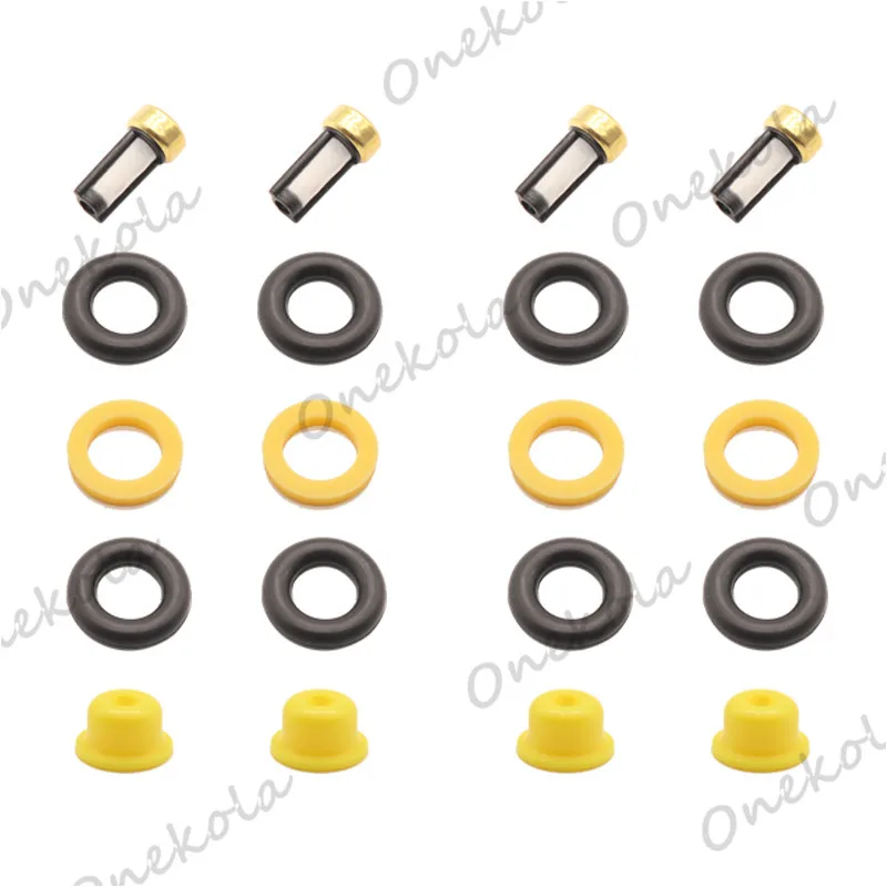 Fuel Injector repair kit Orings Filters for  0280150941 Ford V6 1990-1996 3.0L 3.8L 4.9L