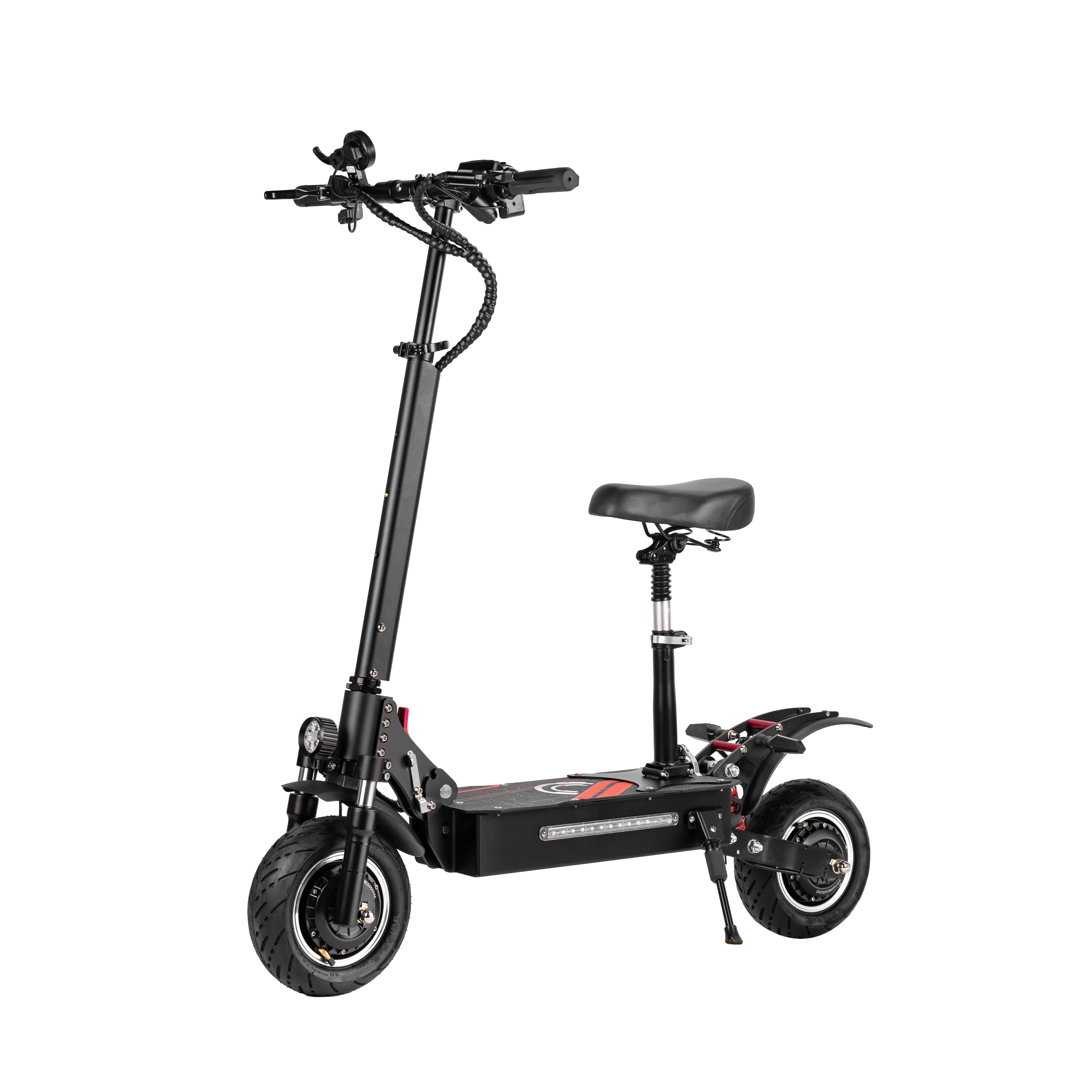 Monopattino elettrico BOYUEDA Q7 Pro 3200W con doppio motore, batteria 52V19Ah, doppia trazione, ruote da 10 pollici per adulti, pieghevole e silenzioso.