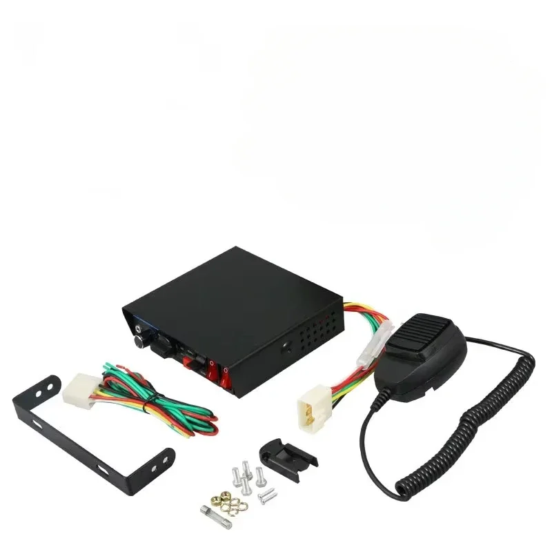 

2025 200 Вт Новый 12 В 24 В Автомобильный хост сигнализации с громкоговорителем 9-тональный автомобильный звуковой сигнал тревоги