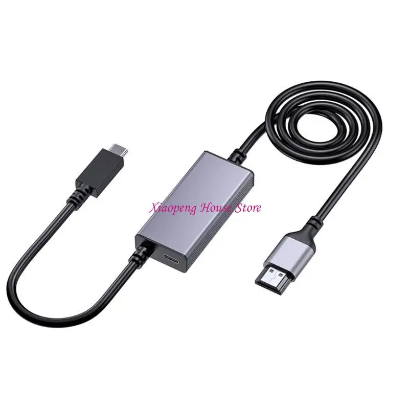 

USB C to Hdmis Converter 4K60Hz MultiDevice Support Laptop Tablets Low Power 77JC