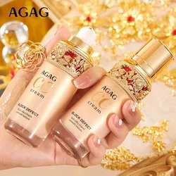 AGAG concealer liquid foundation waterproof, moisturizing, natural, full coverage, makeup holding foundation make-up concealer