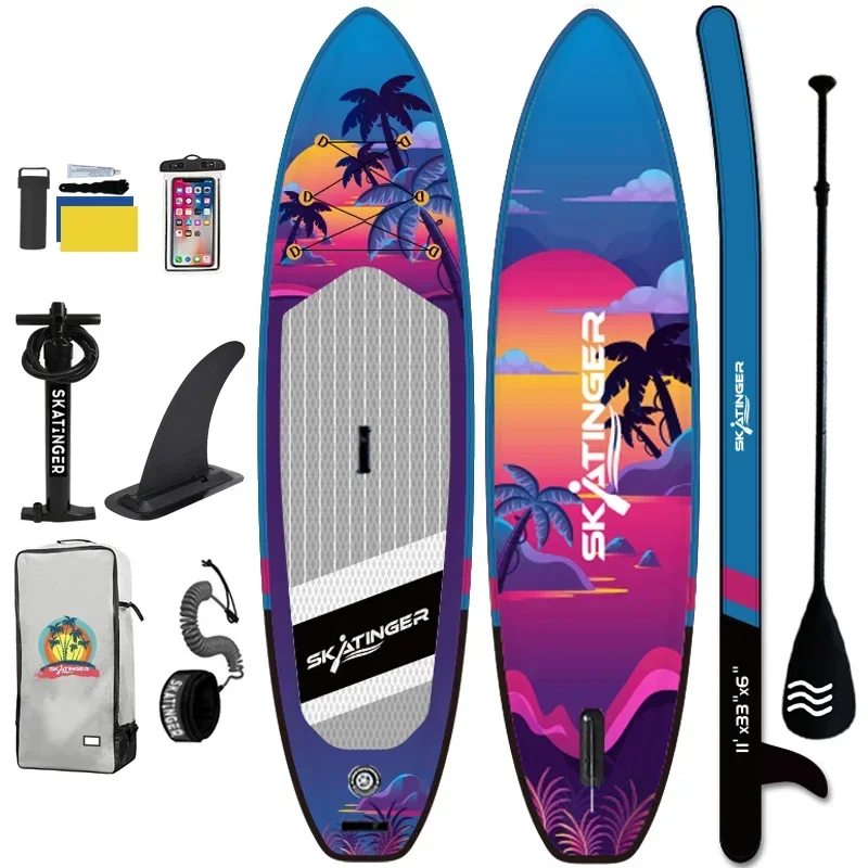 epoxy sup new surf boards standing surfboard durable paddle board with double layer