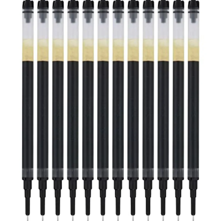 

Pen Precise V5 RT Liquid Rollerball Ink Refill for Retractable Pens, Extra Fine Point, 0.5mm, Black Ink, 12-Pack - Ideal for Sc