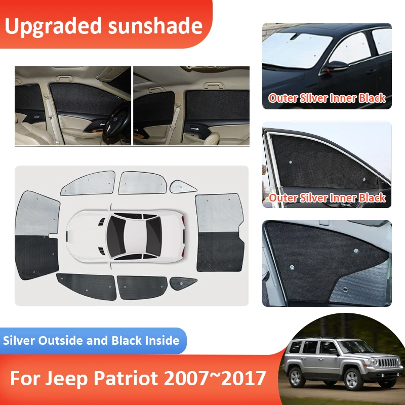 

Солнцезащитный козырек с защитой от УФ-лучей для Jeep Patriot 2007 ~ 2017 2015 2016 2009 2008