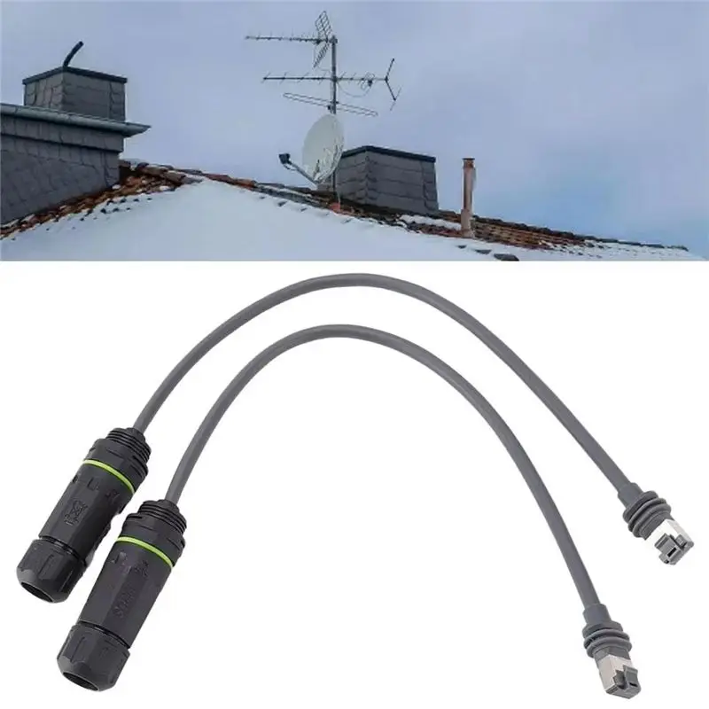 2Pcs RJ45 Cable Connector For Starlink GEN 3 V3 SPX Extension Cord Quick Connect High Speed Data Transmission