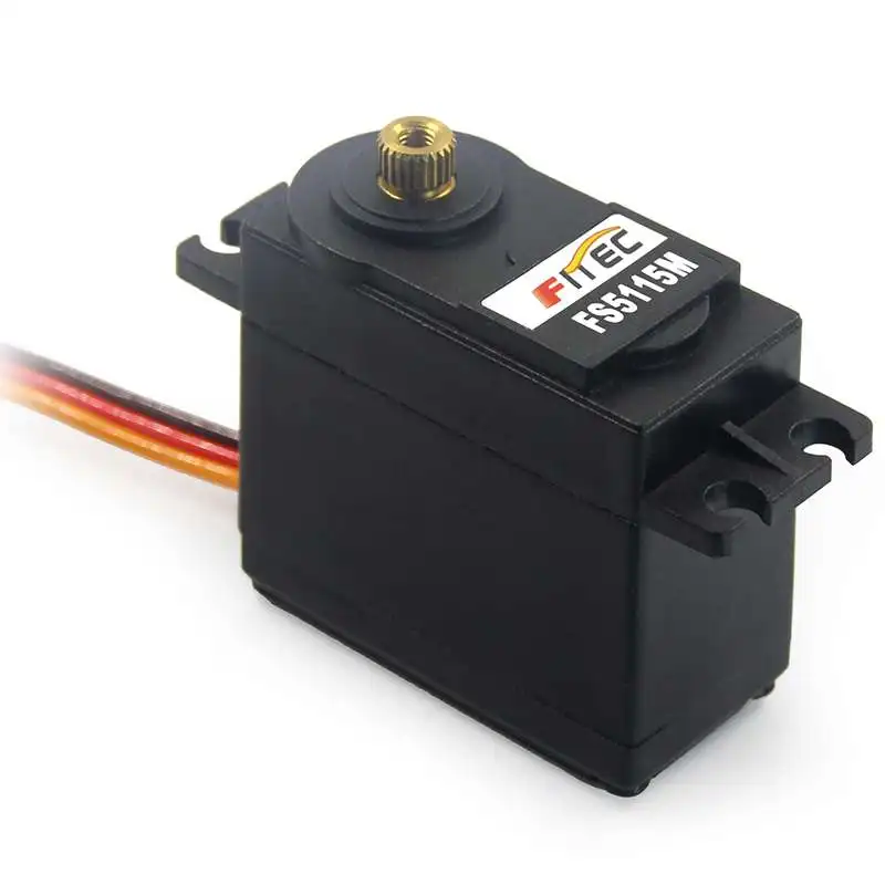 15.5kg/cm FS5115M Digital Servo 500-2500μsec 180° Metal Gear Core Motor For RC Car Robot Airplane Aircraft DIY High Speed Servos