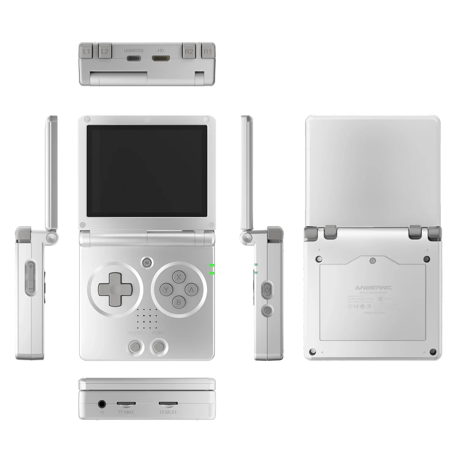 

RG35XXSP Open Source Handheld Game Console, Portable Video Game With TV Controller, Retro Handheld Device, Foldable
