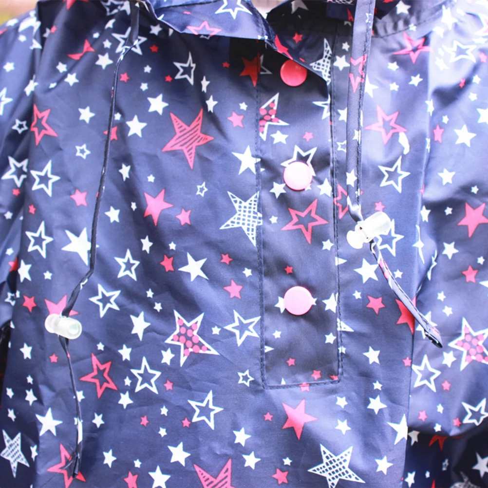 

Star Cloak Rain Poncho Children's Raincoat Girls Ponchos for Kids