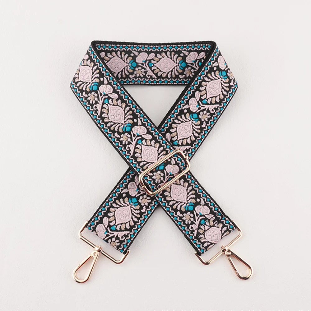 

Nylon Shoulder Strap Diy Exquisite Embroidery Universal Fashionable Durable Precision Woven Diagonal Shoulder Strap 5CM