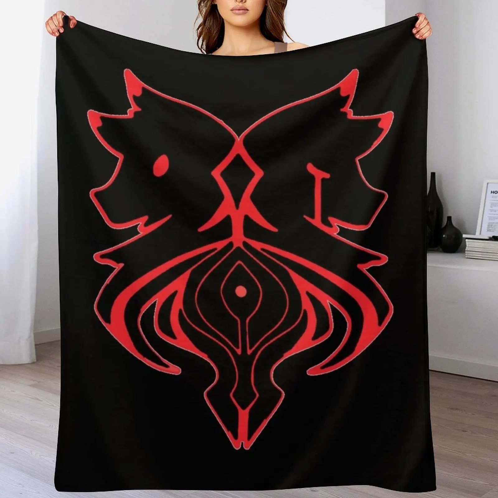 

Aaron Lycan Red Aaron Lycan Throw Blanket anime halloween Plush Luxury Blankets