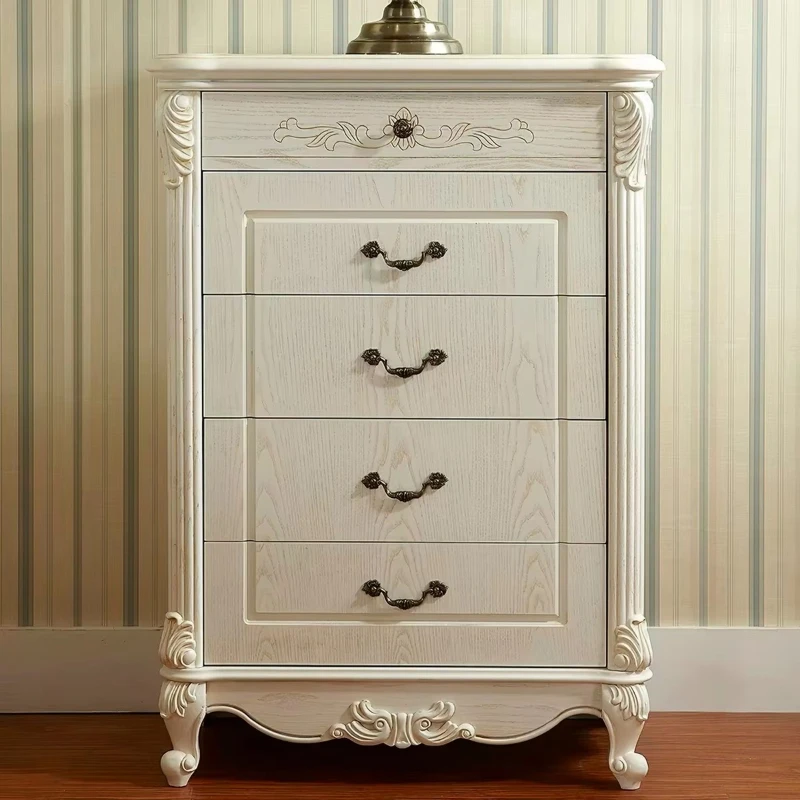 Solid wood chest of drawers Balcony locker Simple modern living room Bedroom hotel