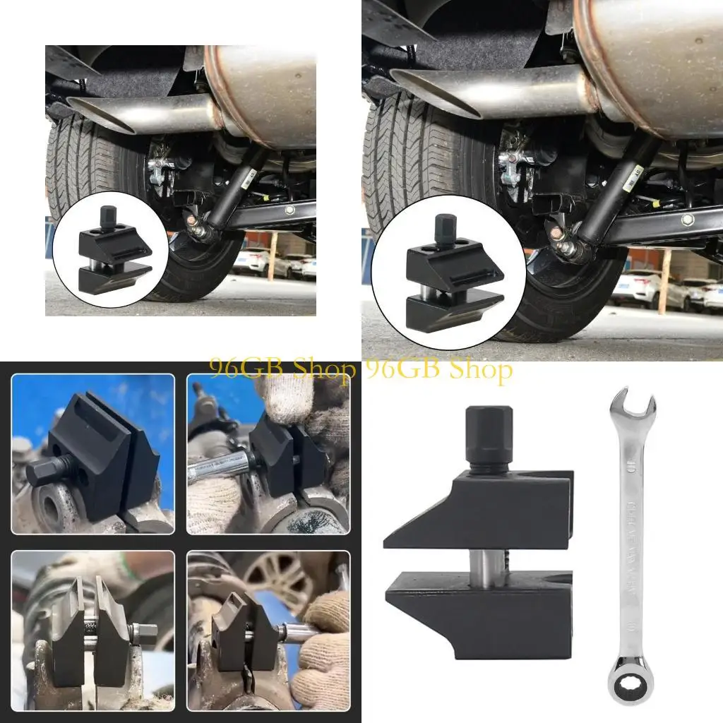 

96GB Car Suspension Strut Split Hubs with Wrench Steering Knuckles Spreader Tool Strut Metal Steel Hub Auto Repair Accessory