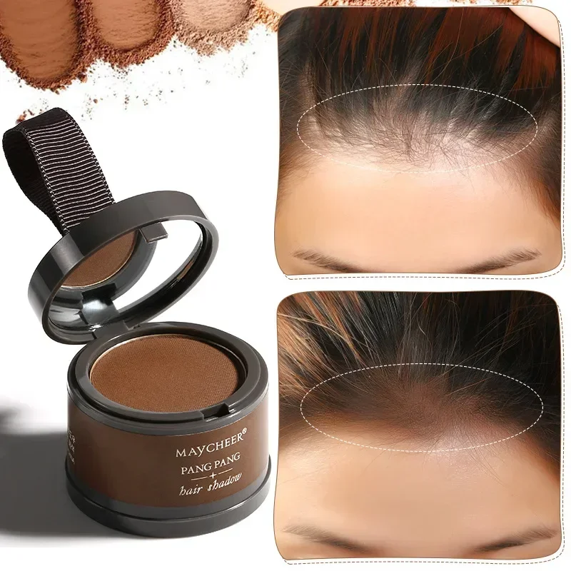 MAYCHEER Hairline Shadow Powder Hair Fluffy Powder Instantly Black Root Cover Up Zmodyfikowana linia włosów wypełniona krawędzią czoła