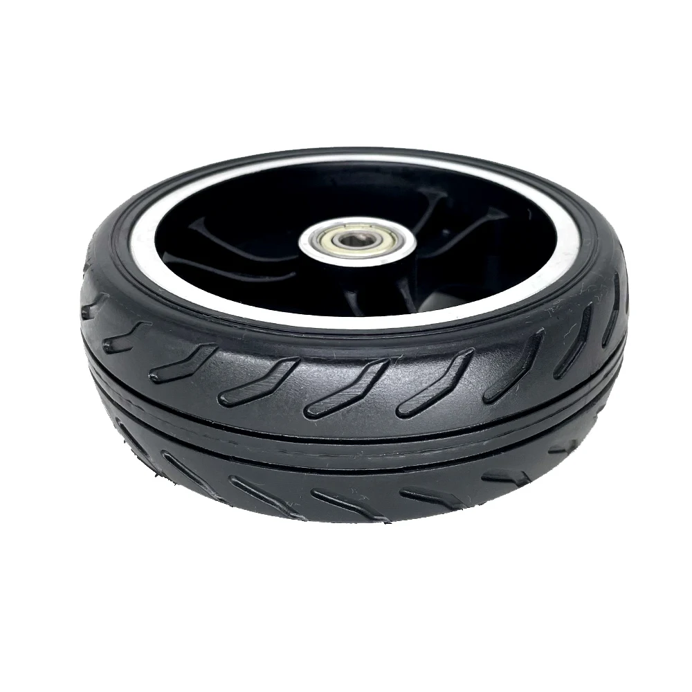 5 Inch Wheel Solid Tire and Aluminum Alloy Rim for Mini Foldable Carbon Fiber Electric Scooter Fast Wheel F0