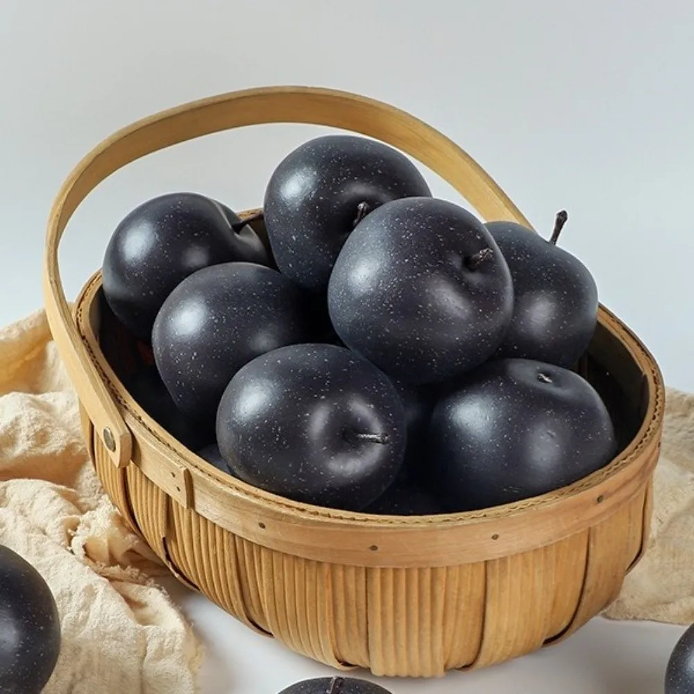 Foam Artificial Pear Fruits Realistic Lifelike Simulation Black Pear Handicrafts Food Props Model Showroom Display