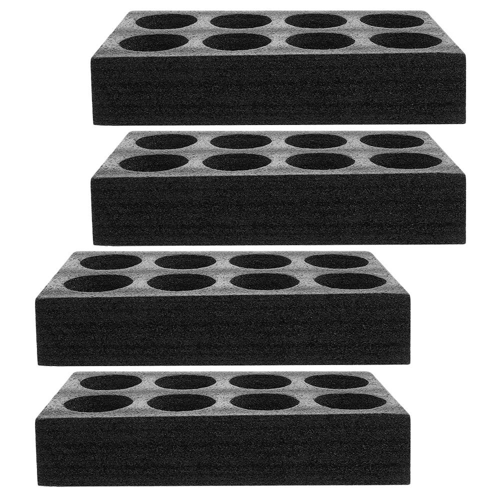 

4 Pcs Milk Tea Cup Holder Foam Carrier Holders Drink For Delivery Lanyard Takeout Tray Trays Pearl Cotton