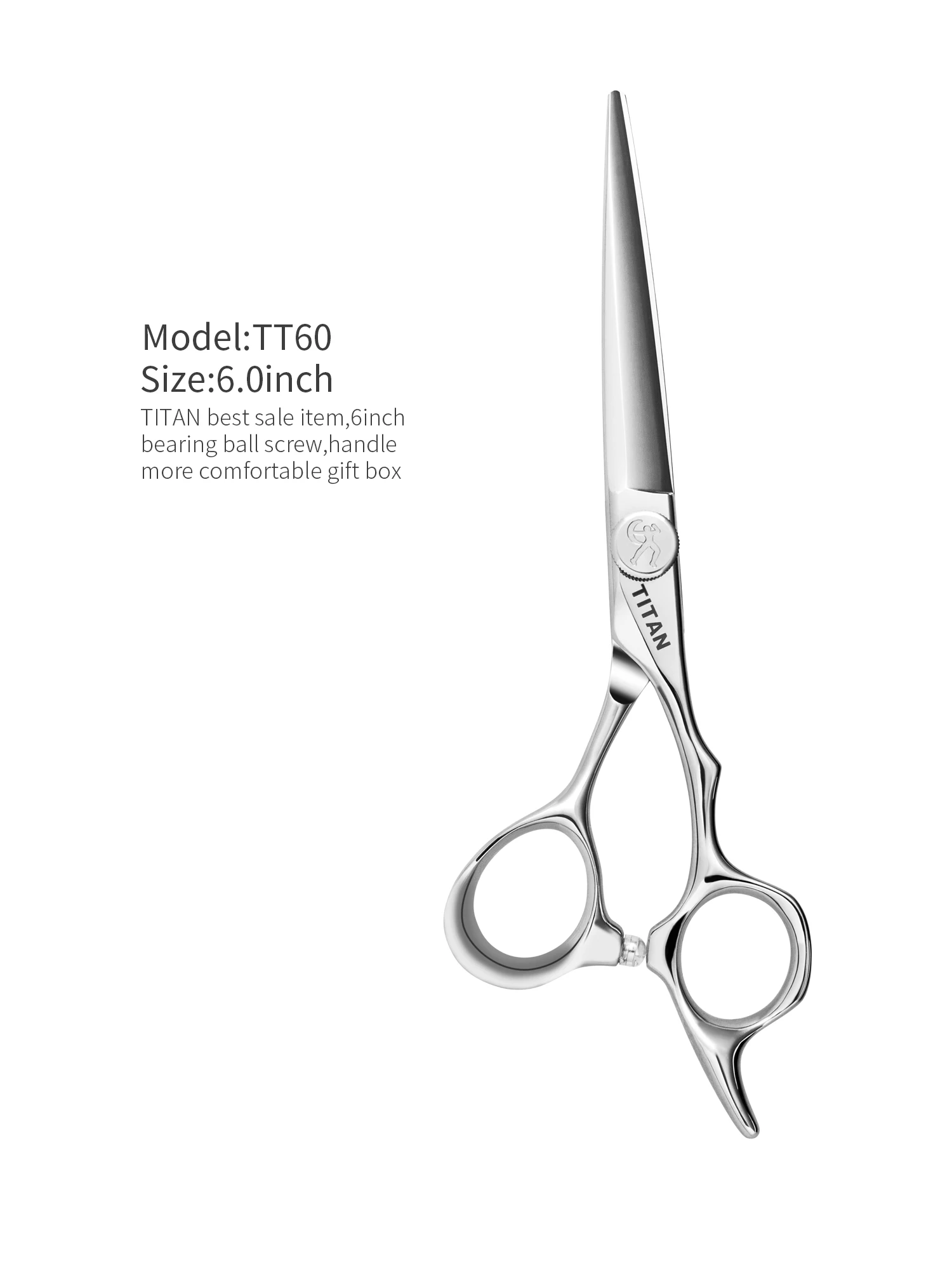 Titan 6 Zoll Haarschere für Friseure und Barbiere – Detail 3