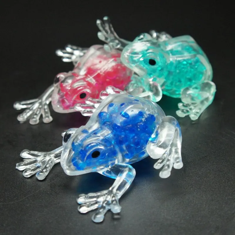 Frog Antistress Squeeze Anti Stress Stress Ball Fidget Toys TPR Tree Frog Decompression Toys Children Sensory Toy Autism Therapy