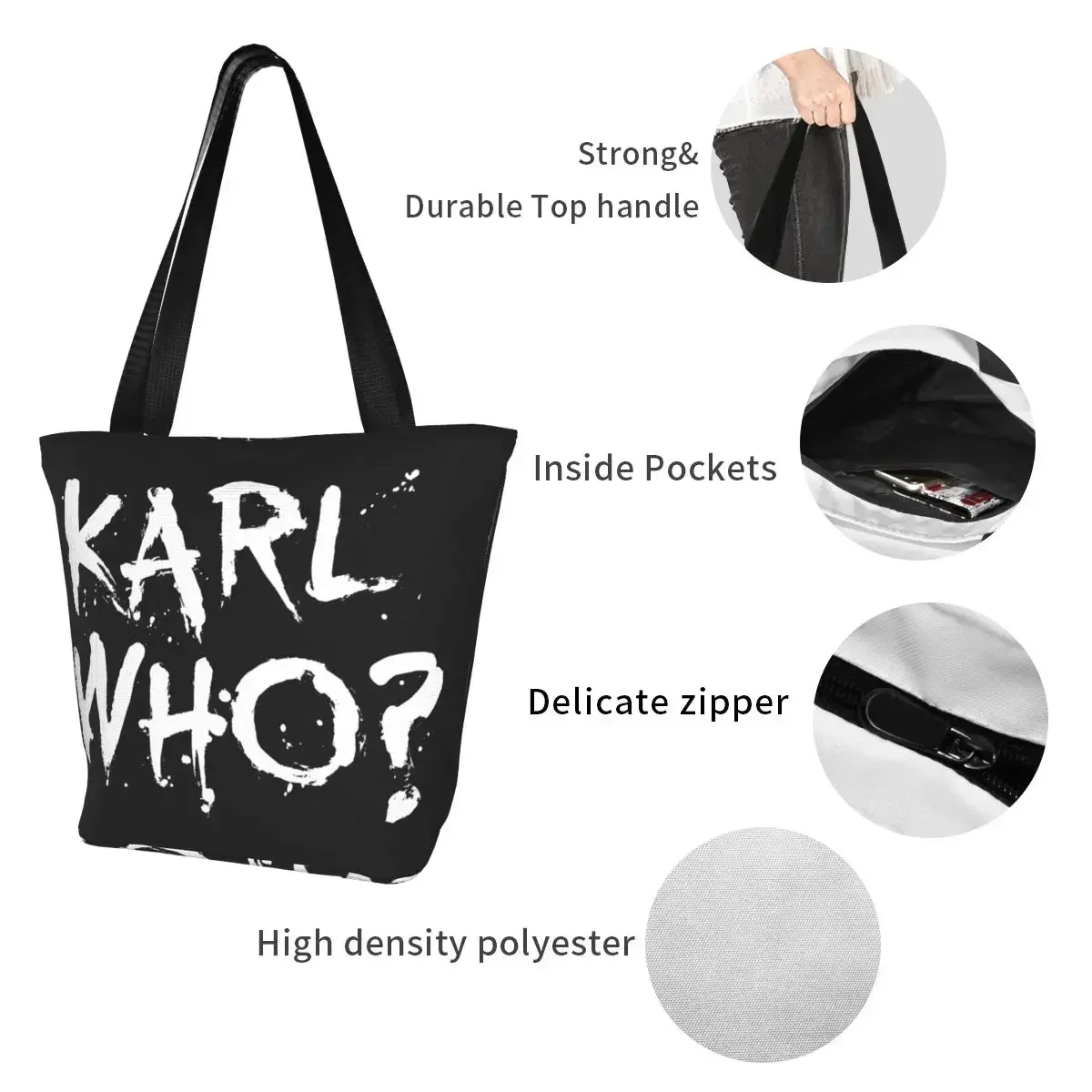 Trend Women Karl Who Top Handle Bags Stuff Tote Bags